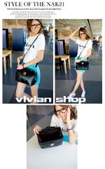 พร้อมส่ง กระเป๋าแฟชั่นเกาหลี แบรนด์Vivian รุ่น009-41-600 ราคาถูก ของแท้100%